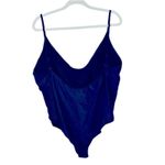 J.Crew Navy Blue Scoop Neck One-Piece Swimsuit Size 24 NWT – Plus Size Photo 6