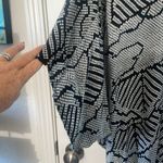 Anthropologie  Gillian Printed Kimono One Size Black and White Kimono OS Photo 2