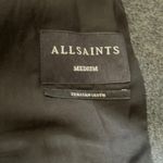 ALLSAINTS NWT Charcoal Gray Grace Ruffle Wool Coat Photo 9
