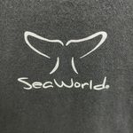 SeaWorld Whale Tail Y2K Black T Photo 4