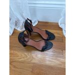 Coach Women's Leather Ankle Strap Block Heel Sandals Size 8 Photo 2