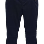 Loft Black Corduroy Pants Size 10 Black Skinny Ankle Corduroy Pants Photo 0