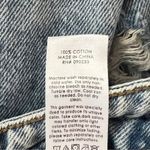 PacSun Jeans Womens 4 28" Blue Light Wash Mom Distressed Destroyed Busted Knees Photo 5