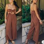 Anthropologie The Wrenley Suspender Jumpsuit size Small Photo 7