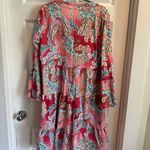 Amazon Women's Floral Paisley Mini Dress - Red and Pink - NWOT Photo 7