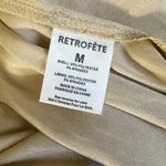Retrofête RETROFETE Josie Metallic Maxi Strapless Gown Champagne Medium Photo 4