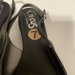 Circus by Sam Edelman Circus Sam Edelman Black Textured Pointed Toe Slingback Flats 7 Photo 2