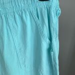 basic editions  size large aqua blue Capri pants Photo 4