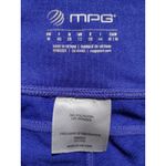 MPG Capri Pant Women Medium Purple Active Geometric Print Gym Yoga Run Hike Bike Photo 2