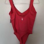 Free People Heart of Gold Leotard Strawberry New Small Photo 2