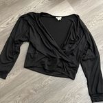 Yelete  Black Long Sleeve Small Top Photo 0