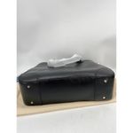 Tory Burch Robinson East West Black Leather Tote Bag NWT Photo 4