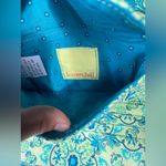 Great Condition LEMON HILL QUILTED WALLET VELCRO CLOSURE AND Zip POCKET in Back Blue Photo 8