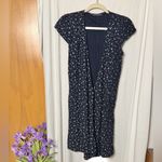 Brandy Melville  Navy Robbie Floral Wrap Dress Photo 1