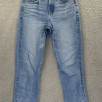 American Eagle  Super High Rise Ankle Straight Jean Stretch Boho Women's 2 x 28 Photo 0