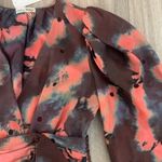 Ulla Johnson NWT Semira Long Sleeve Puff Sleeve Mini Dress Rosewood Tiered Photo 7