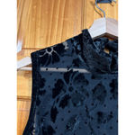 Victoria's Secret Vintage Gold Label Victoria Secret Mock Neck Velour Whismigoth Floral Bodysuit Photo 1