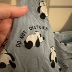 MeUndies New UltraModal Feel Free Square Neck Bralette Do Not Disturb Panda XL Blue Photo 2