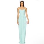 NWT Deme By Gabriella X Revolve Pearl Gown Long Dress Size M flaw Green Size M Photo 2