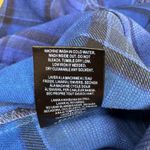 Affliction  Black Premium Women's Small Blue Plaid Western‎ Pearl Snap Shirt Photo 10