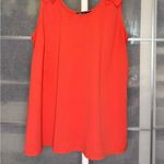 Doe & Rae  Coral Ruffle Tank Top Photo 2