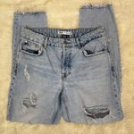 ZARA  Super Ripped Baggy Distressed‎ Light Washed Jeans Size 6 Photo 8