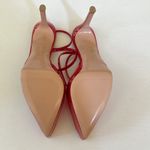 Gianvito Rossi $995  Women's Red Plexi Platform Heel Photo 5