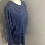 PINK - Victoria's Secret  Dark Blue Long Sleeve Top Photo 4