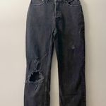 Abercrombie & Fitch  The Dad High Rise Vintage Black Jeans Size 25 0 Womens Denim Photo 0