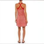 Patagonia Morning Glory Dress in Orange Red Geometric Print Photo 1