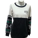 PINK by Victoria's Secret Women's Christmas Sweatshirt Black Size S Photo 6