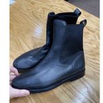 Vince Vero Cuoio Cecyl Women's 8.5 M Black Leather Round Toe Ankle Chelsea Boots Photo 0