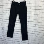 Ann Taylor LOFT Curvy Straight Leg Jeans Mid Rise Black Women’s 2 Stretch Denim Photo 7