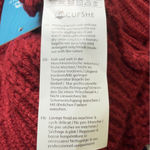 Cupshe  Medium Burgundy Cable Knit Cutout One Shoulder Sweater NWT Photo 10