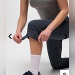 prAna Stretch Zion Halle Pant Roll Up Ankles Steel Gray Size 10 Photo 14