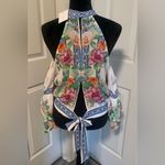 Jealous Tomato NWT Beautiful Floral Cold Shoulder Blouse Photo 2