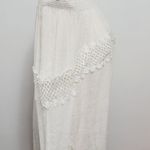 Cal Style white rayon blend guaze off shoulder blouse size medium Photo 2