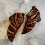 Elite by Corky's St. Martin Brown Leather Gladiator Strappy Heel Sandals Size 8 Photo 6