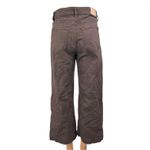 Paige  Womens Brown High Waisted Straight Wide Leg Baggy Denim Jeans Pants Sz 26 Photo 1