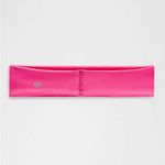 Lululemon  Womens Luxtreme Training Headband Thin Sonic Pink Grippy Athletic Photo 2