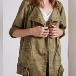 Current/Elliott the Infantry Jacket Army Green Utility Celeb viral size 0 xs Y2K Photo 8