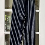 Brandy Melville  Striped navy Wide Leg Pants Trousers - one size Photo 4
