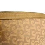 Pierre Cardin Vintage Beige Jacquard Logo Leather Trim Camera Bag Pocketbook Photo 6