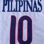 Rare Pilipinas Philippines Fiba Basketball Gabe Norwood 10 White Jersey Size XL Photo 4