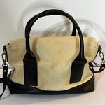 Kate Spade New York Buttermilk & Black Carman Southport Avenue Fold-Over Tote Photo 4