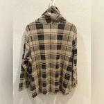 Davina women’s plaid black and tan sweater 2XL Size XXL Photo 3