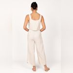 Nordstrom Petal & Pup Eleanor High Waisted Pants - Beige Sz L Photo 1