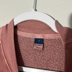 Old Navy Women's Dusty Rose Mauve Oversized Cropped Sweatshirt Size M Photo 2