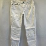 J.Crew Cream Skinny Stretch Jeans Womens Size 26 White Neutral Basic Minimalist Photo 0