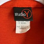 Studio Y  Orange Tank Top Shirt Clothing Blouse Women Size M Formal Y2K Photo 1